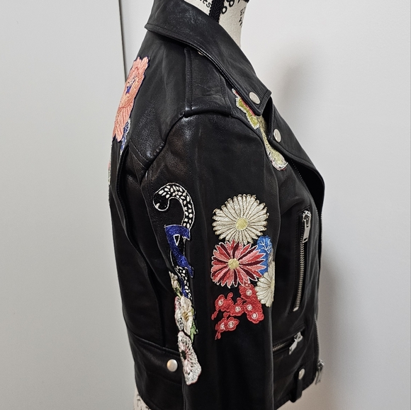 YSL Saint Laurent leather jacket FR38 US4 - Picture 4 of 11